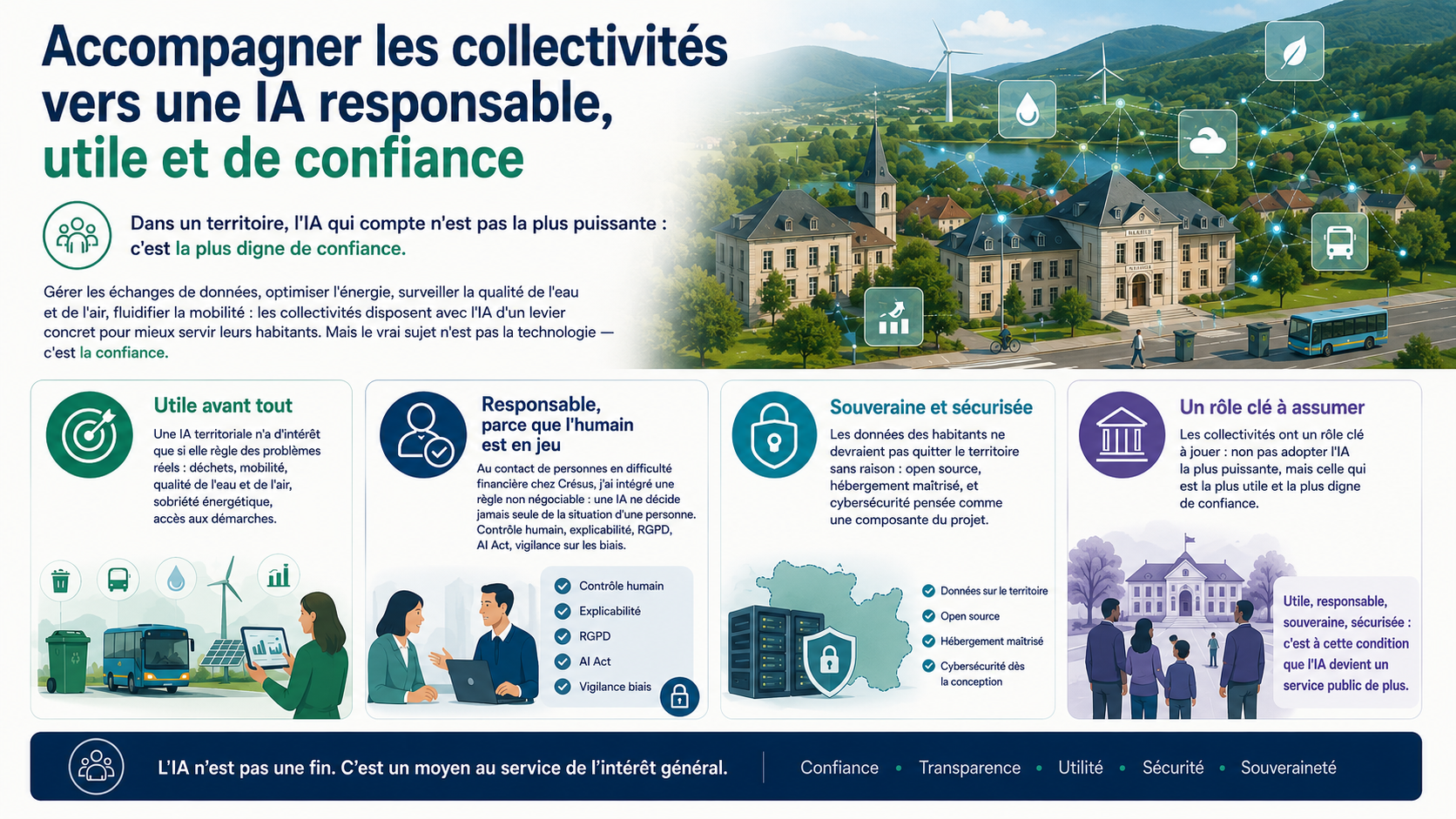 Accompagner les collectivités vers une IA responsable, utile et de confiance