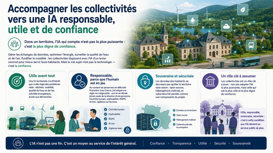 Accompagner les collectivités vers une IA responsable, utile et de confiance